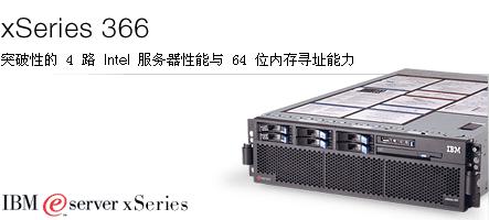 x 系列 366 <a href='//www.dqsheffield.com/server/' target='_blank' class='company'>服务器</a> 突破性的 4 路 Intel 服务器性能与 64 位内存寻址能力